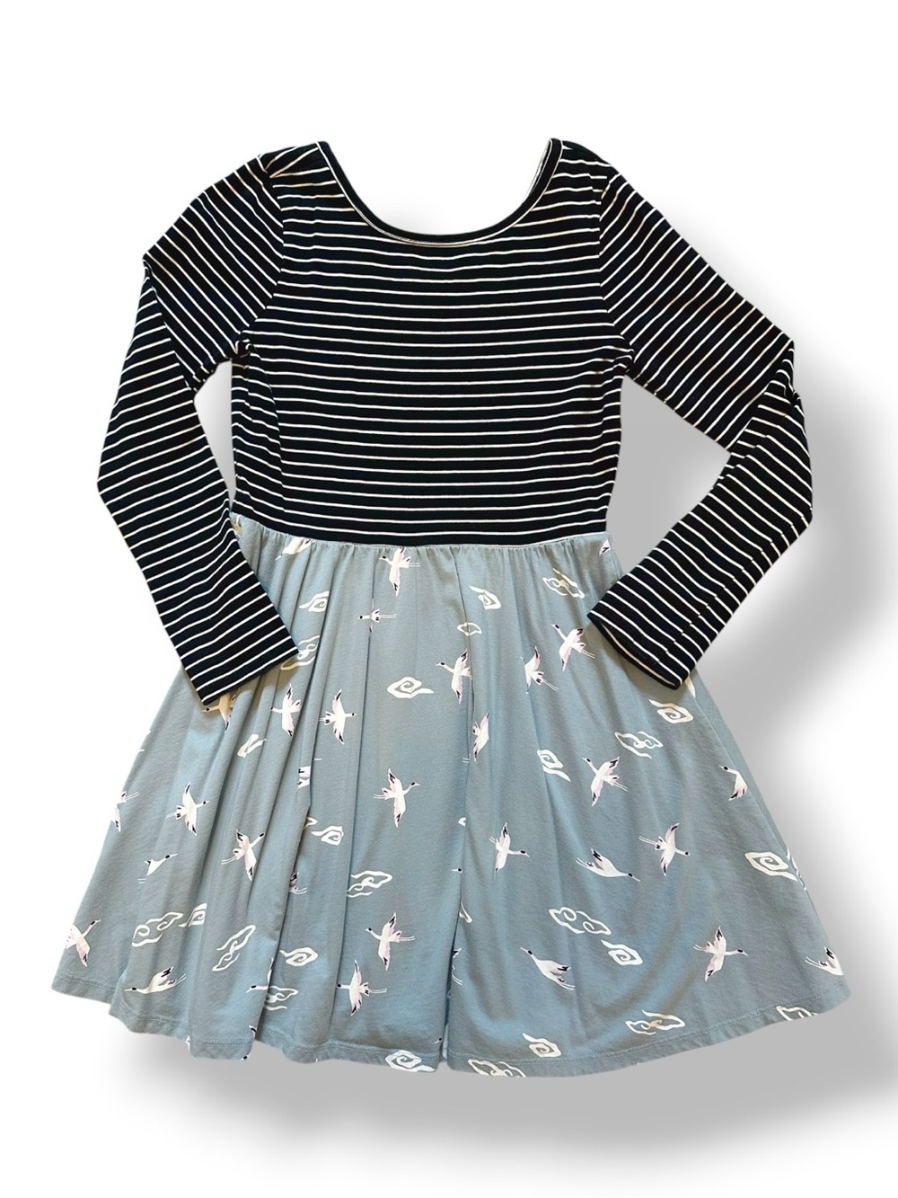 Tea Collection | Stork Print Skirted Ballet Dress (10)